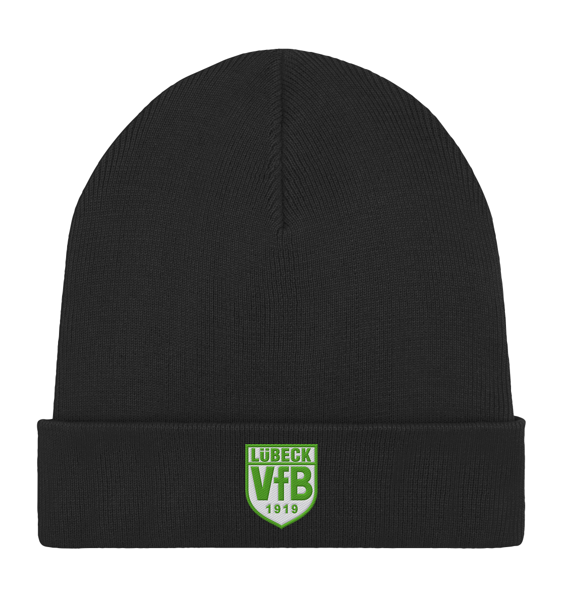 Lübeck VfB 1919 - Organic Rib Beanie - gestickt