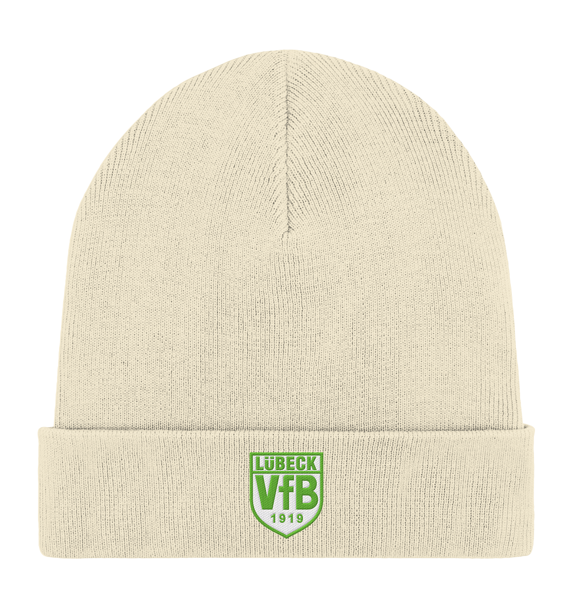 Lübeck VfB 1919 - Organic Rib Beanie - gestickt