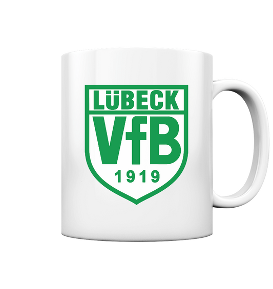 Lübeck VfB 1919 - Tee-/Kaffeebecher weiß glänzend