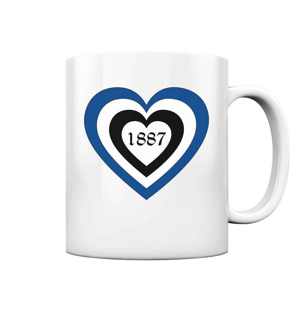 HSV | Motiv "Herz 1887" - Tasse glossy